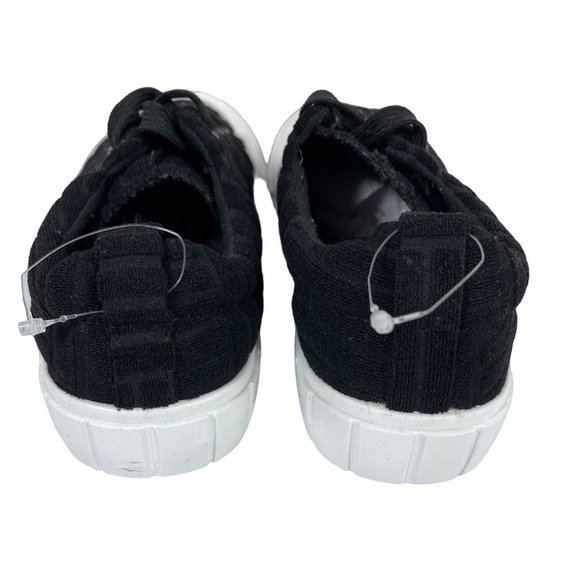 NWOT Mata Spirit Shoes Platform Sneakers Soft Fabric Black Women’s Size 8 - Picture 5 of 7